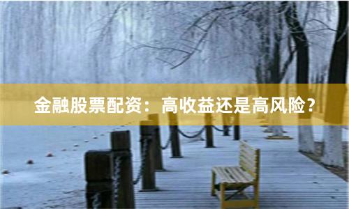 金融股票配资：高收益还是高风险？