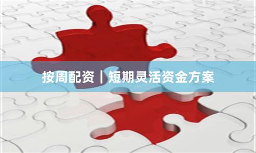 按周配资｜短期灵活资金方案